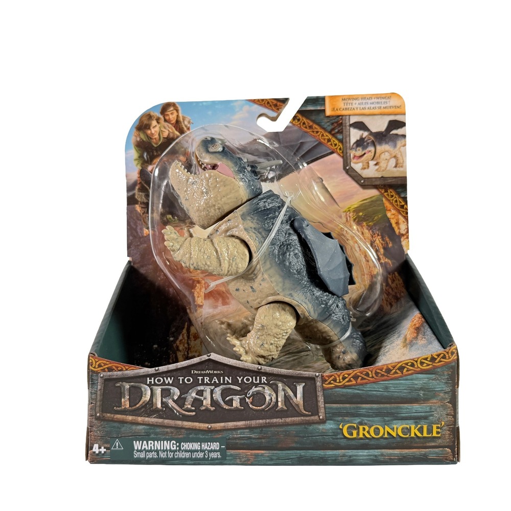 How to Train Your Dragon Gronckle‎ Core Dragon Figure Spin Master New